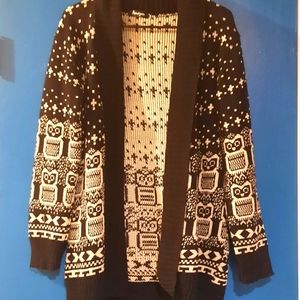 Super Comfy / Cute Owl Cardigan